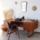 Bureau freestanding teck scandinave années 60 | Dyrlund