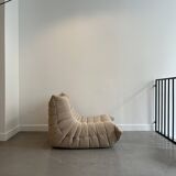 Togo Beige armchair by Michel Ducaroy for Ligne Roset