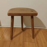 Vintage tripod wooden stool