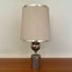 Steel lamp by Philippe Barbier, 1970