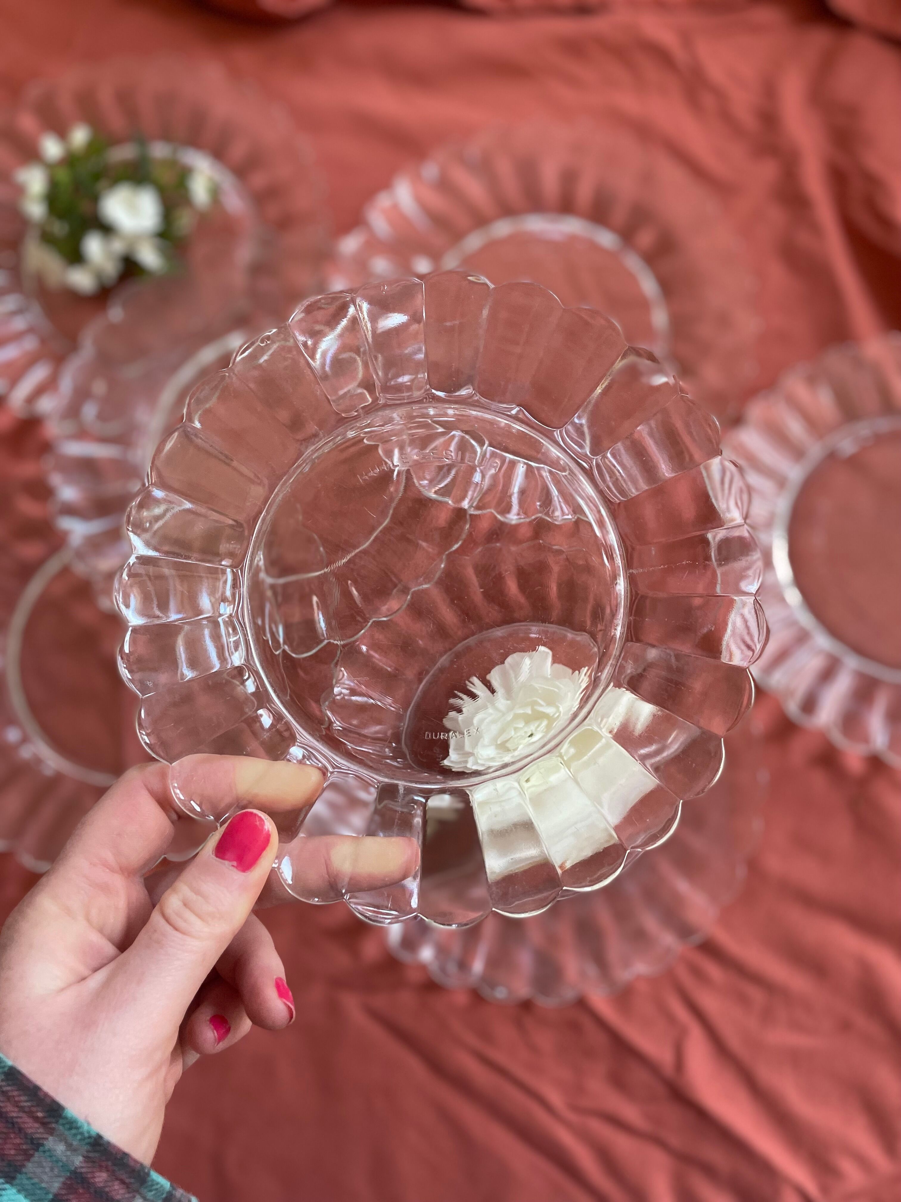 Plates duralex marguerite