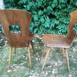Pair of Baumann Gentiane model chairs