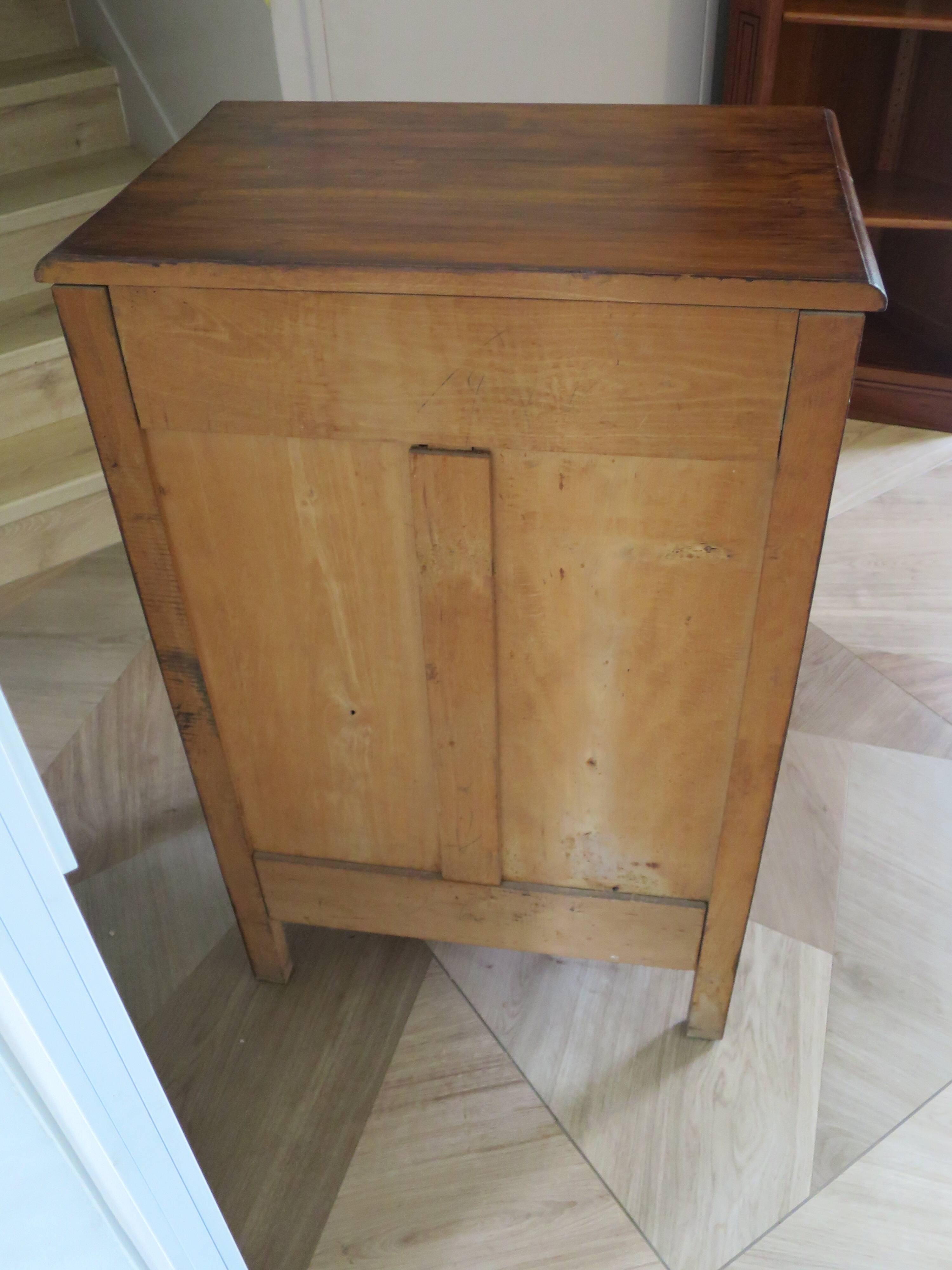 Vintage - Commode 4 tiroirs – Style Art déco - bois massif