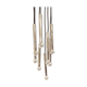 Vintage chrome cascading chandelier, 1970s