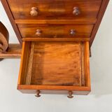 20th century Davenport desk with walnut piano top