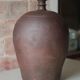 Old handled pot, antique pot, handled jar, interior decoration, collection, pottery.