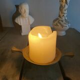 Solid brass candle holder, 1950