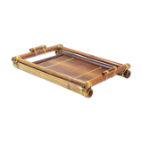 Vintage bamboo tray