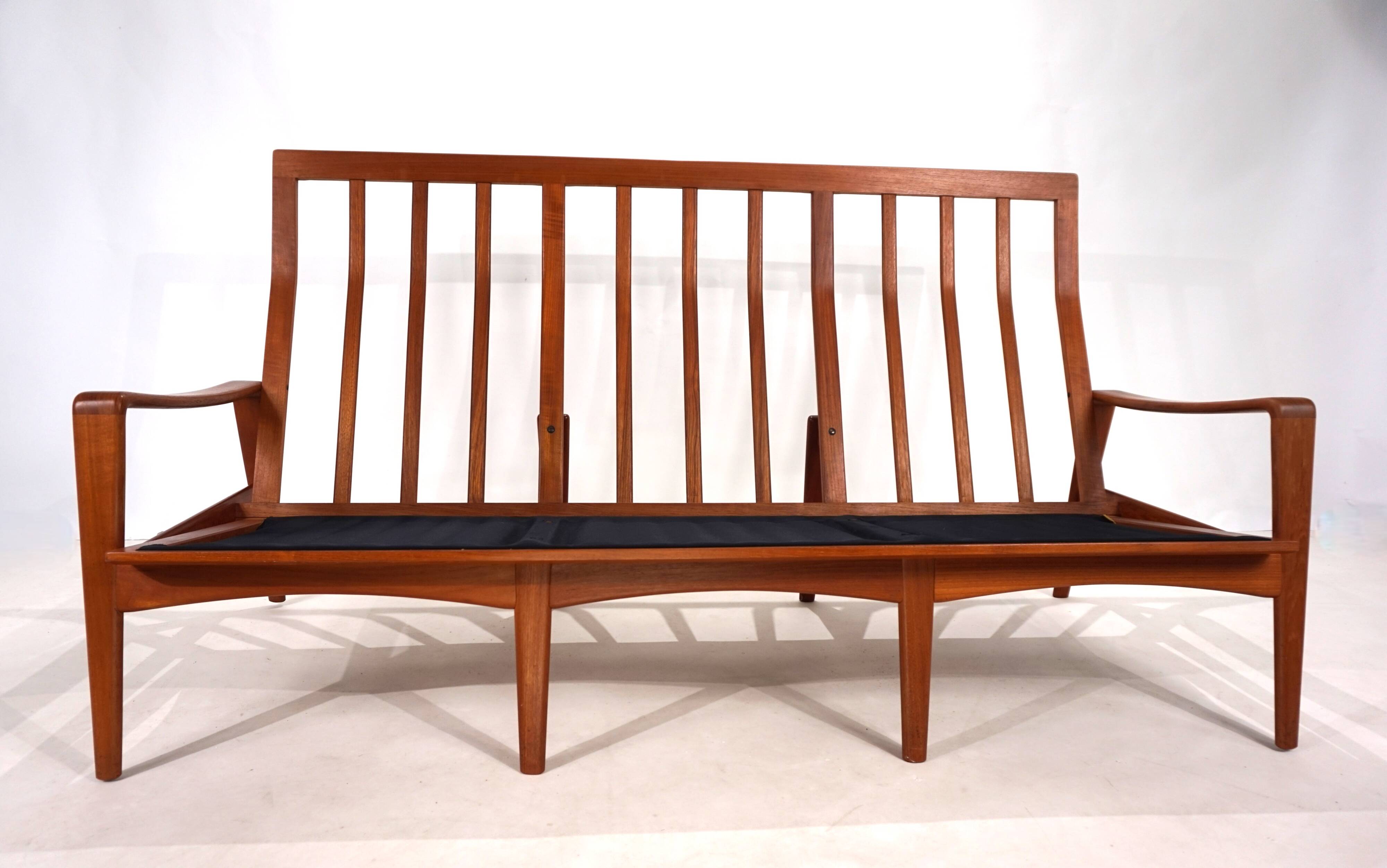 Canapé 3 places Komfort en cuir par Arne Wahl Iversen, 1960