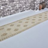 Anatolian Handknotted White Turkish Runner sku 2073