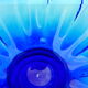 4 bols verre bleu cobalt