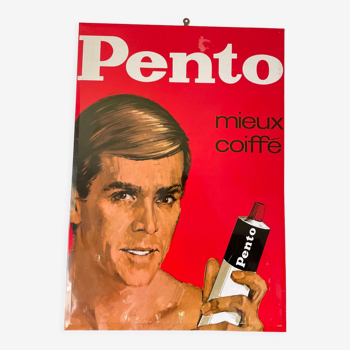 Advertising plate Pento 1960