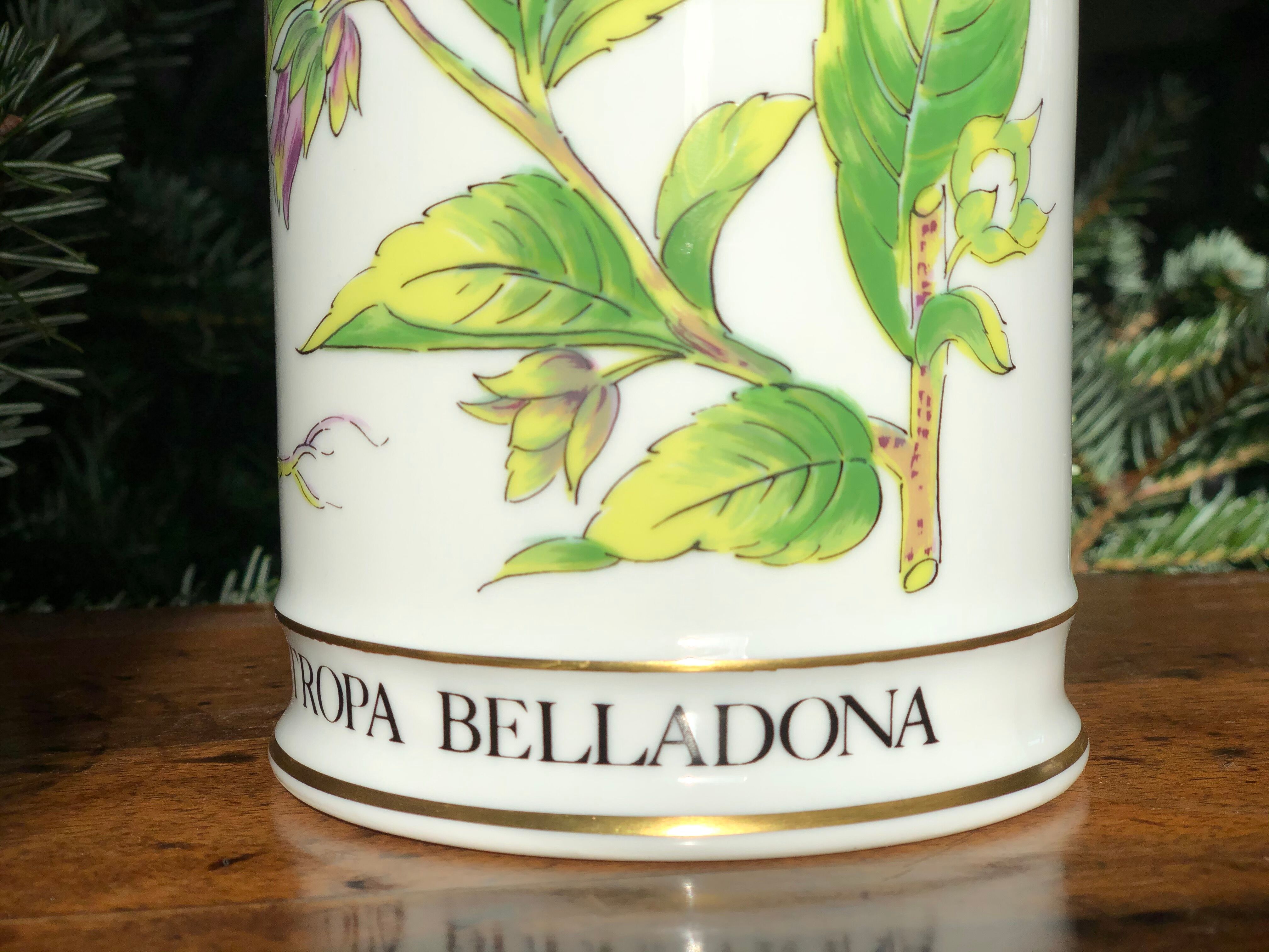 Pharmacy pot "Atropa belladona"