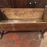 Antique wooden rocking cradle