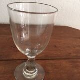 Four mismatched stemware