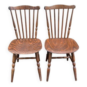 2 chaises bistrot baumann