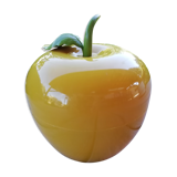 Mustard yellow ice cube apple
