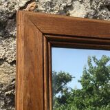 Old mirror wooden frame 33x42cm