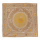 Tapis noué à la main, tapis turc vintage 122x142 cm
