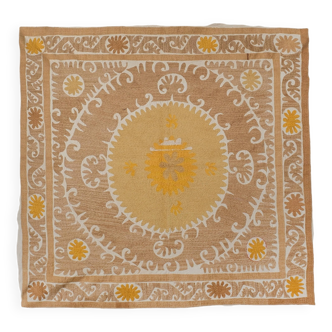 Tapis noué à la main, tapis turc vintage 122x142 cm