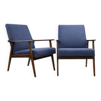Vintage "Lisek" armchair pair – 1960s – Polish design