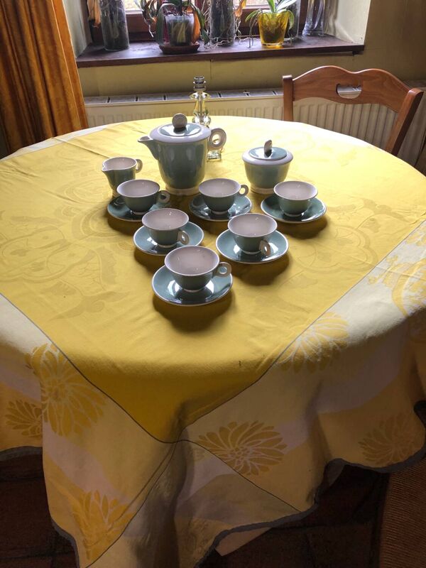 Service à café art déco digoin sarguemines