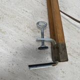 Lampe articulée constructiviste en bois et métal