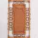 Bamboo with rattan french carved mirror rare beautiful, 1960
