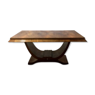 Table art deco 1930 en palissandre