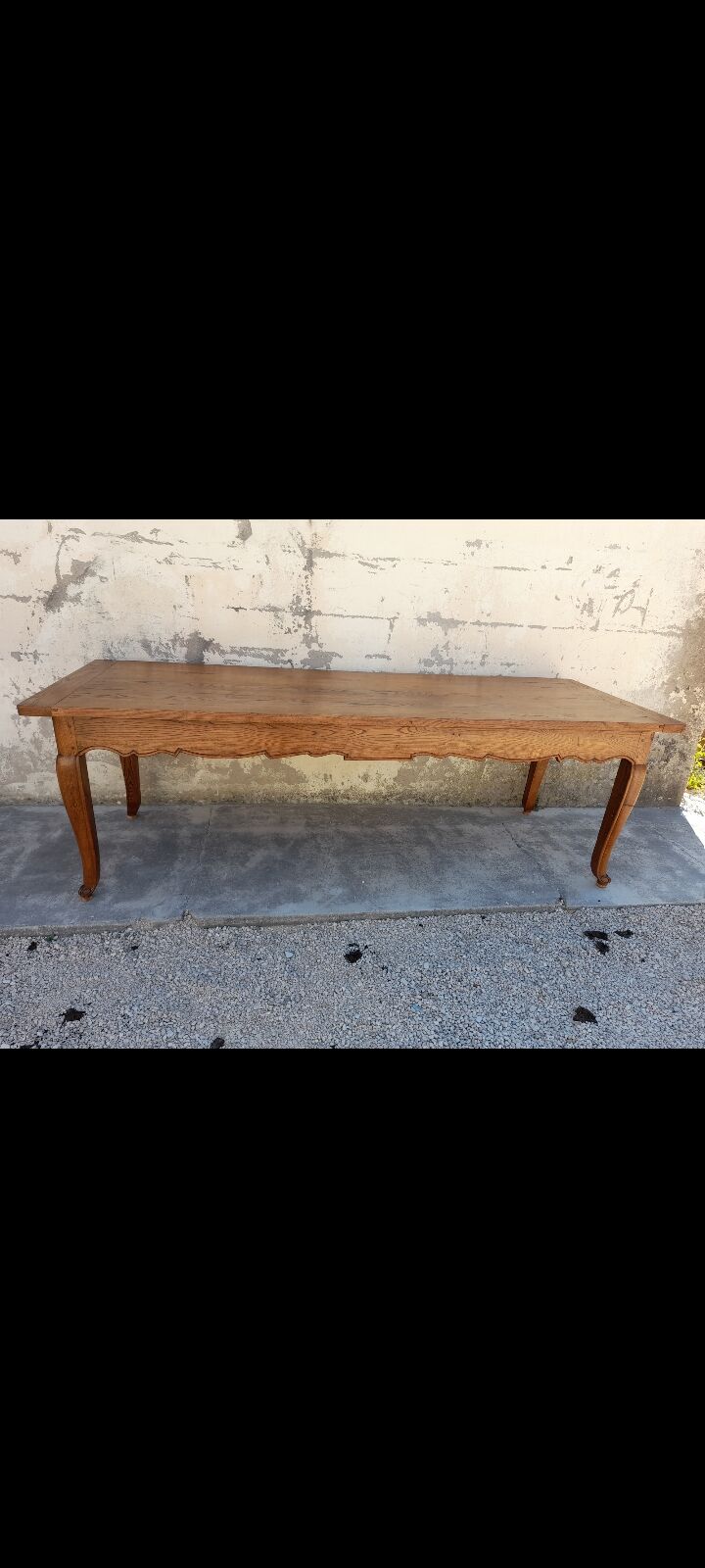 Old oak farm table - 2m30