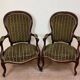 Paire de fauteuils style Louis XV en acajou époque XIXeme