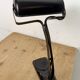 Vintage German Black Bank Lamp, 1930s