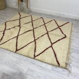 Handcrafted Moroccan Berber carpet 180 x 154 CM