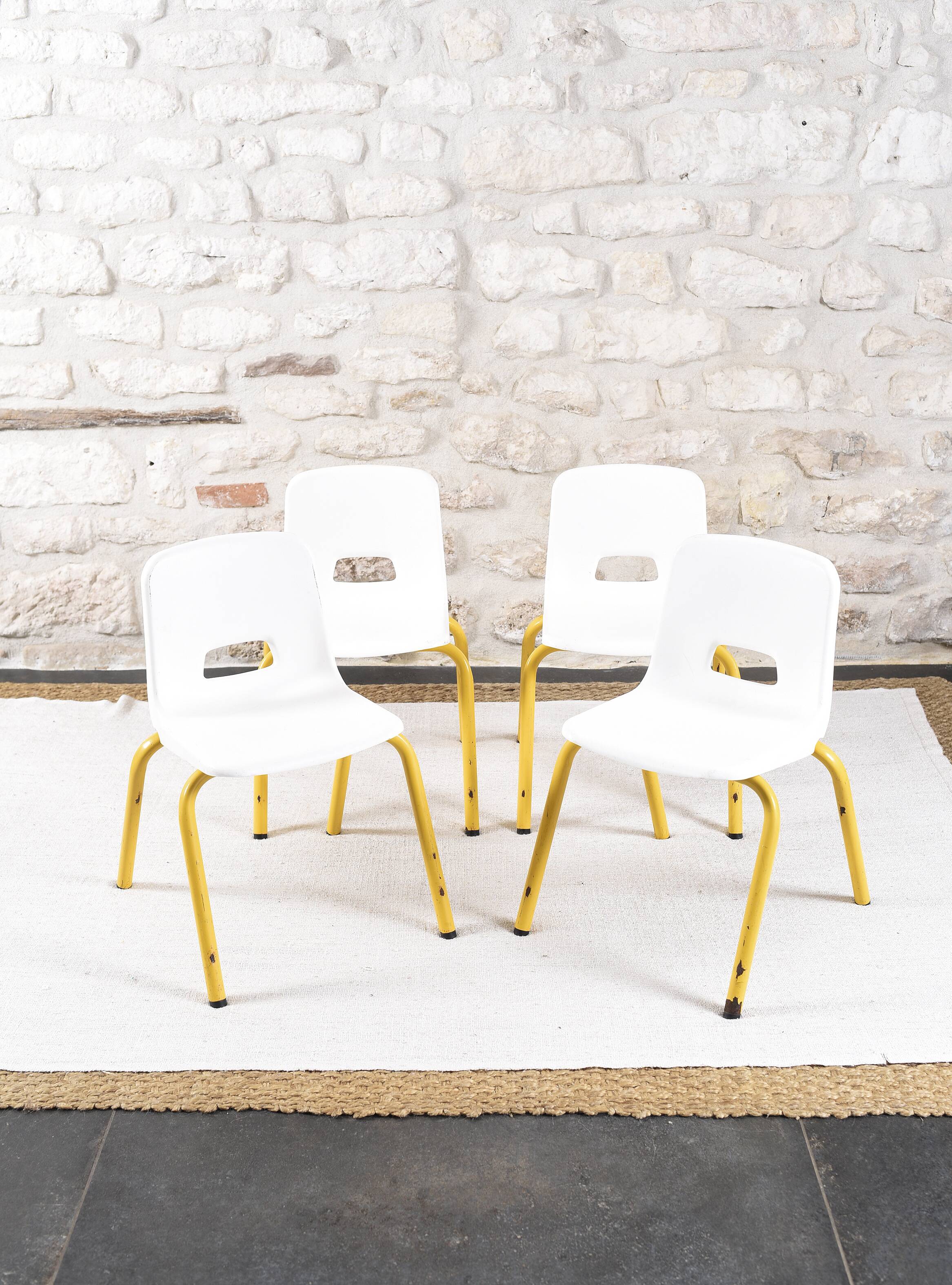 4 PROINCO nursery school chairs from the 70s