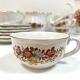 Service à café complet 12 tasses Digoin Sarreguemines des années 50