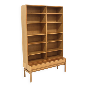 Scandinavian oak library "MTP", Marian Grabinski, IKEA, Sweden, 1960