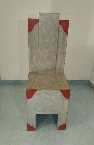 Neo-Brutalist and Postmodern Console-Pedestal – Unique artisan piece.