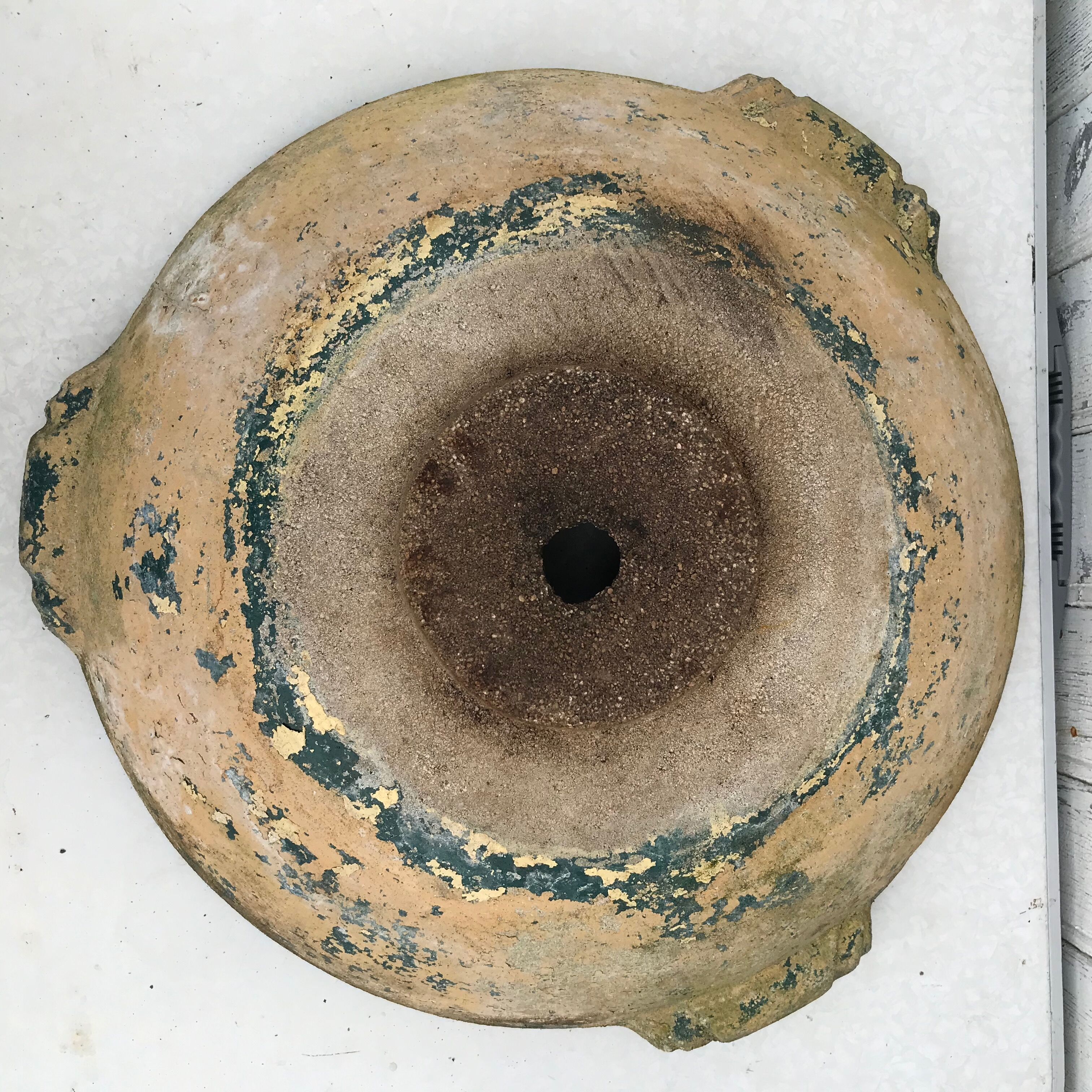 Vintage concrete planter