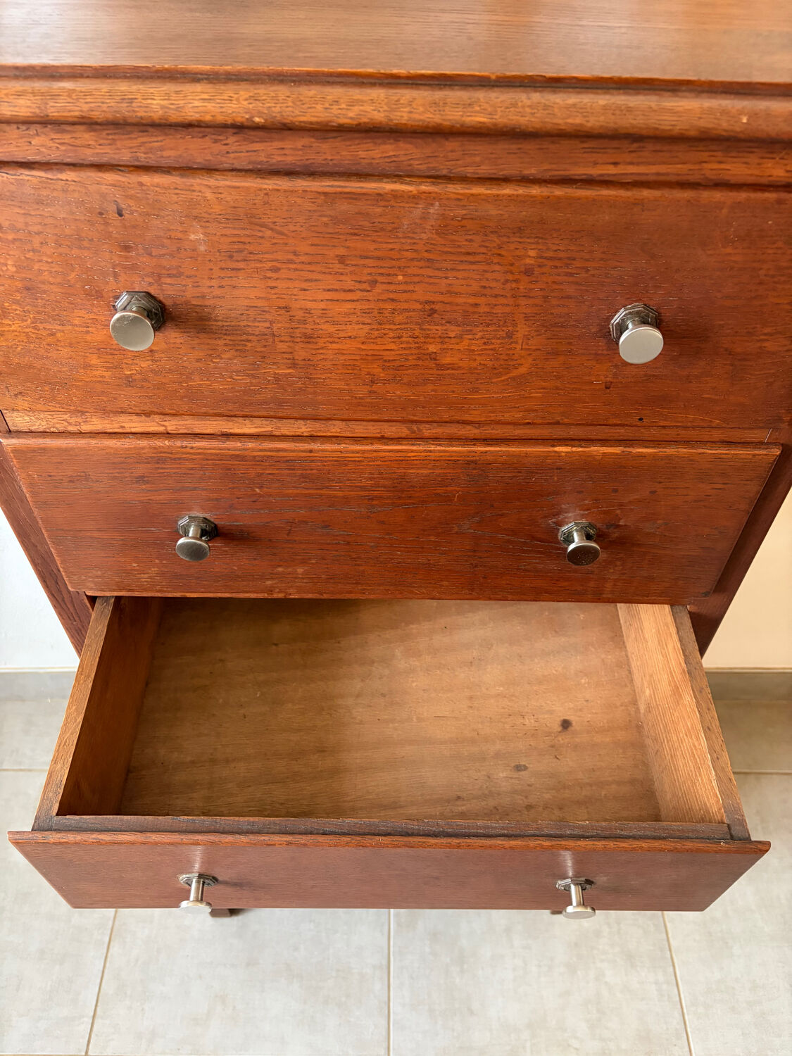 Vintage tall chest of drawers