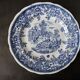 Set of 15 diner plates with English motifs Lunéville
