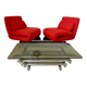 Canapé convertible 360° Le Vele Video design italien Futura 2 places rouge