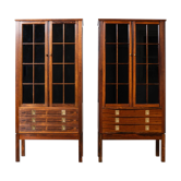 Pair of Vintage Display Cabinets by Bruksbo, Norway, 1960s