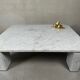 Table basse vintage – marbre de Carrare