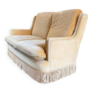 Canapé vintage beige - deux