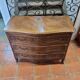 Curved oak chest of drawers in Louis XV style