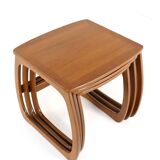 Set of 3 nesting tables nest of tables Nathan 'Hyde' vintage