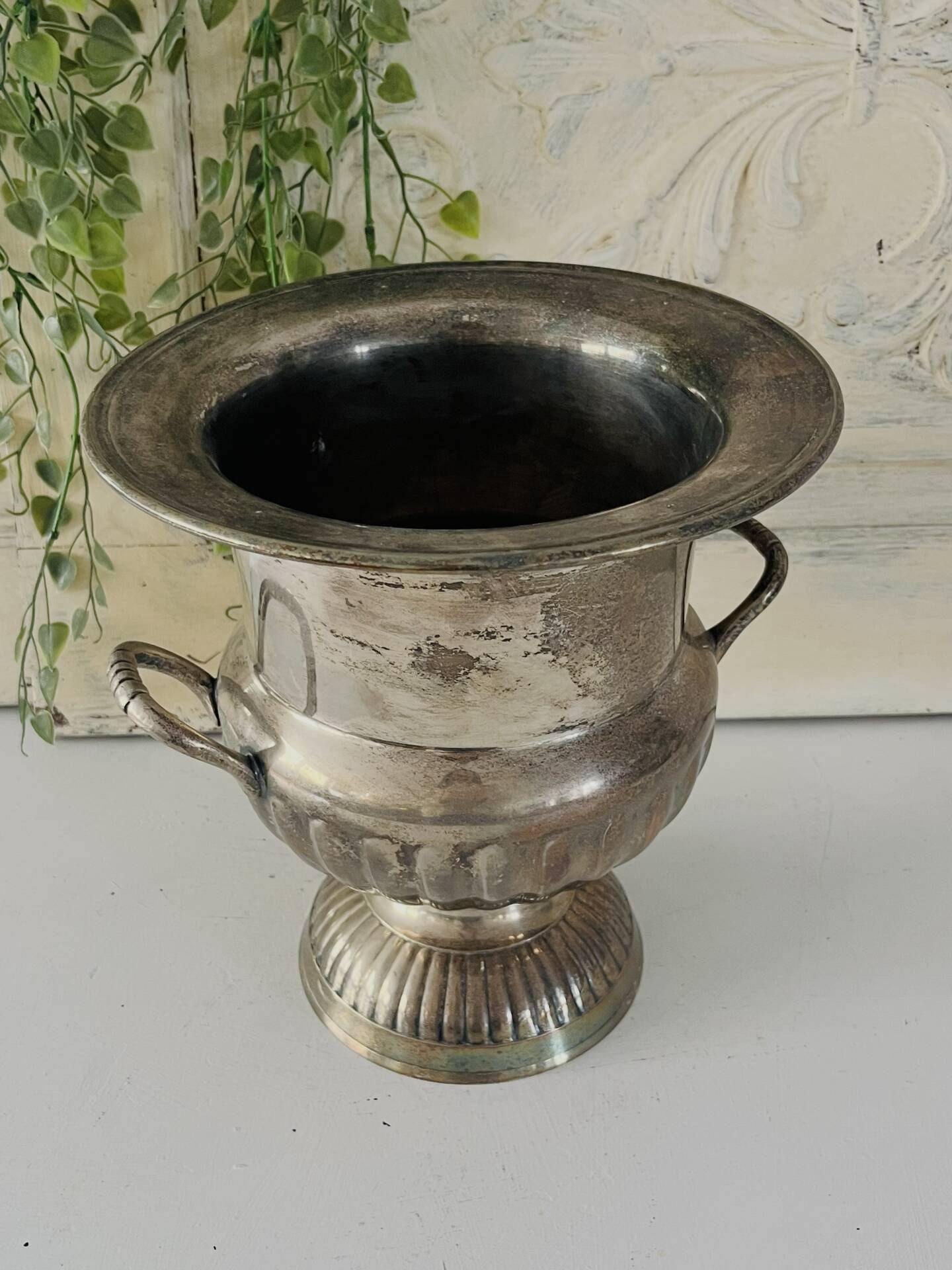Champagne bucket Silver Plated Medici with Handles,