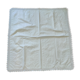 Vintage monogrammed pillowcase