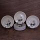 12 dessert plates, Tulips model, Céranord St Amand