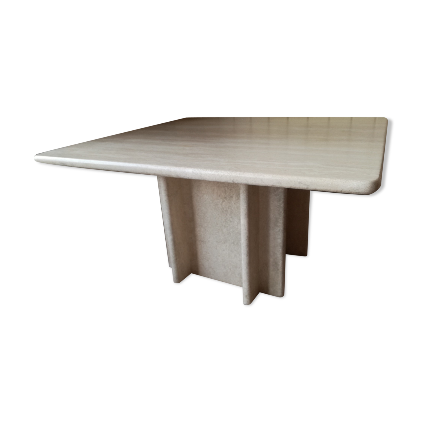 Table basse en travertin